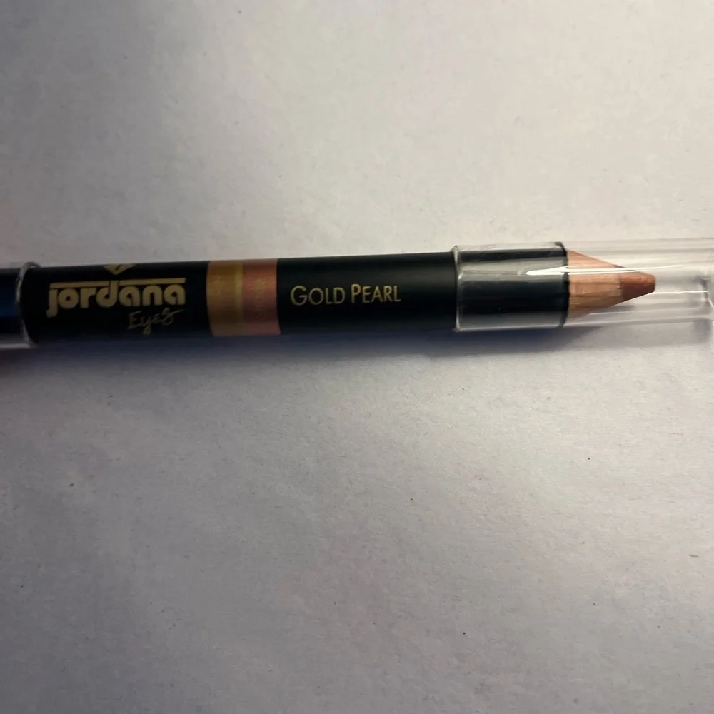 Jordan Dual-Ended Eyeshadow Pencil - Gold Pearl, and Smoky Iris pencil